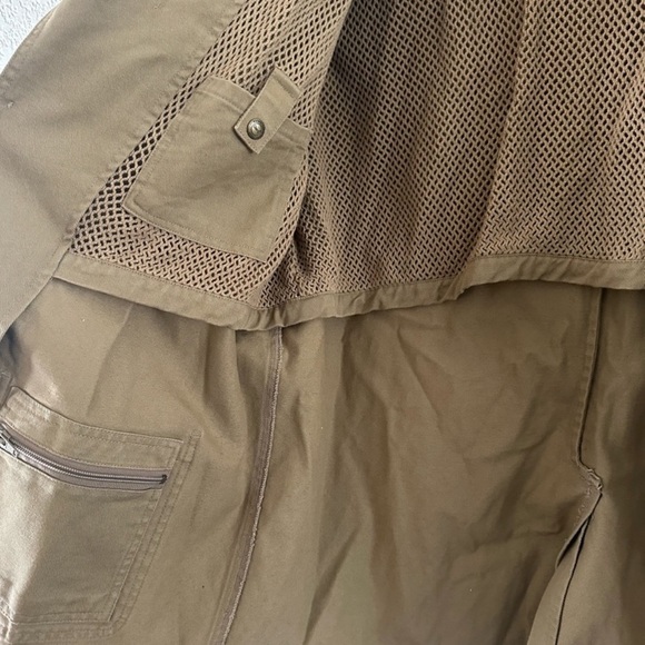 Orvis Men’s Zambezi Field Barn Jacket Cotton Canvas Leather Elbow Patches XL - Picture 3 of 5